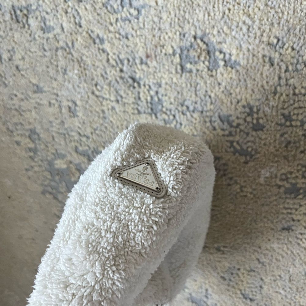 White Prada Re-Edition 2000 Terry Mini-Bag - image 6